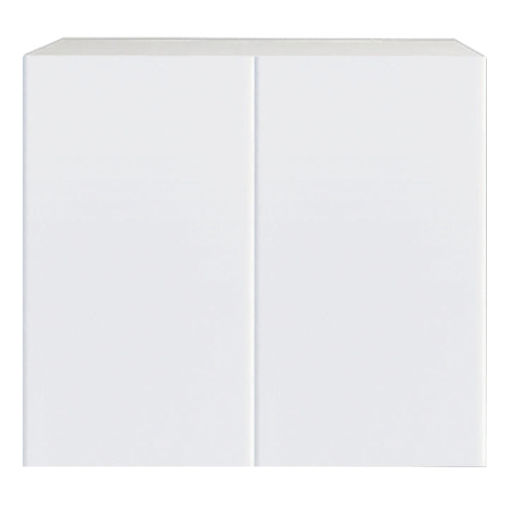 Glossy White Kitchen Cabinet Upper 2 Doors Unit 36 L x 36 H x 12.5 P in