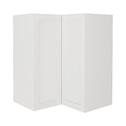 24 L x 24 H x 12 ½ P" Shaker White Upper Corner Kitchen Cabinet 2 Doors