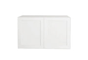 Armoire de cuisine haut de hotte 2 portes shaker blanc 30 L x 18 H x 12 1/2 P po