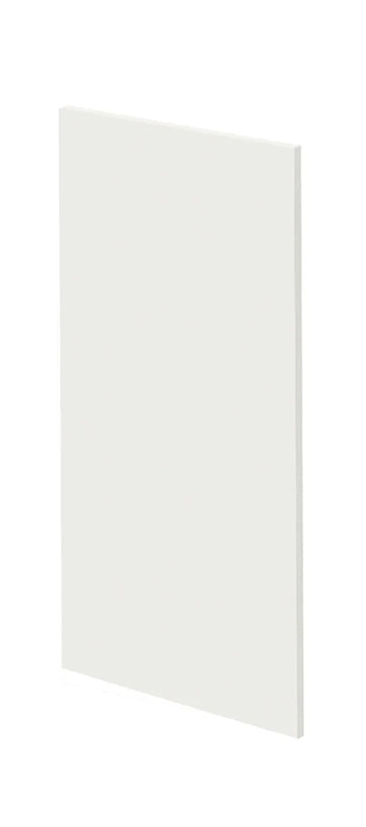White Side Panel Kitchen Cabinet Refrigerator 24 L x 84 H in