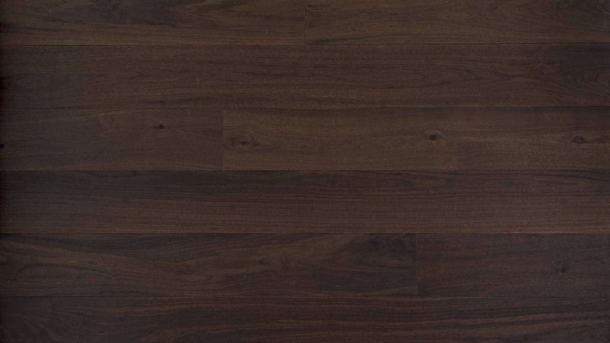 Engineered Hardwood Flooring American Black walnut 6 in Collection Chocolate