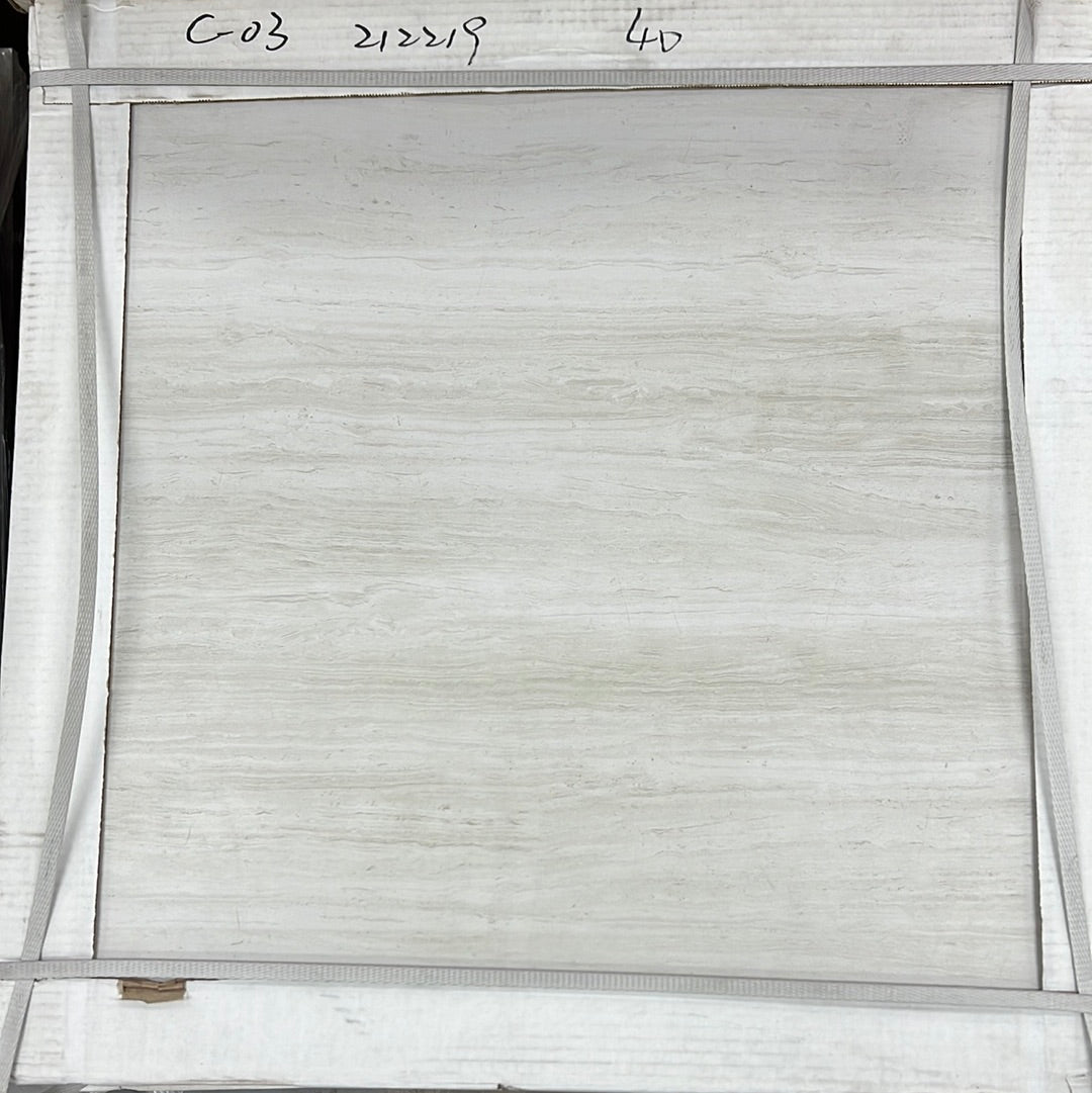 LOTS 1 24x24 Tuile couleur beige Céramique