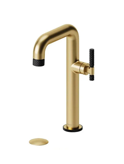 Tall single lavatory faucet with (overflow) drain Bellacio-C