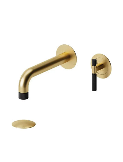 Robinet de lavabo mural avec drain (overflow) Bellacio-F

