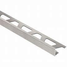 Metal Molding Trim 1/2 in Brushed Nickel 8 feet