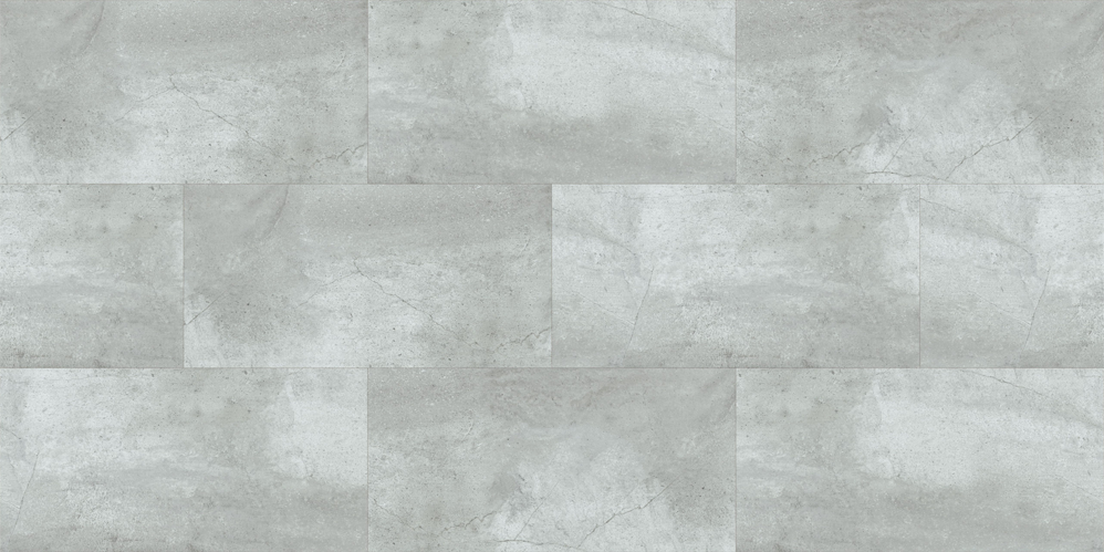 Revêtement de sol en vinyle de luxe 7 mm Capstone Click Champagne Marble, Carrara Cloud et Iron Concrete, boîte de 16,02 pi²