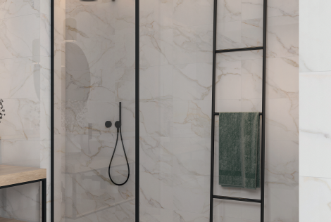 Tuile Porcelaine Pris Paonazzo Poli  Gold  12 x 24 