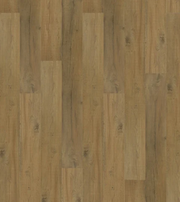 Revêtement de sol en vinyle brun de 7 mm avec membrane incluse, boîte de 16,91 pi²