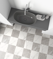 Calacatta Grigio Chekered 24x24