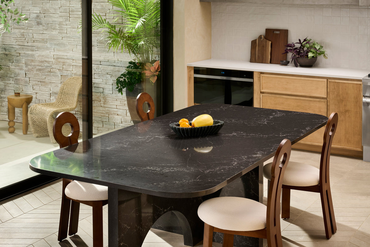 Countertop Quartz 2cm - 3cm LXHA Carbo Brushed 63x130 in.