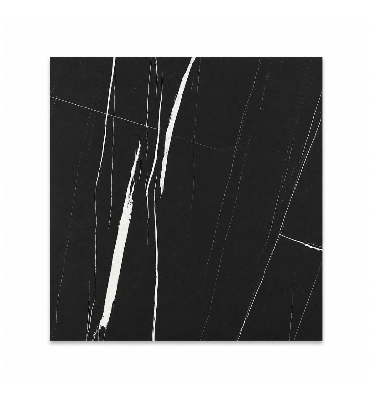 Ceramic Tile San Marino Black Polished 24x24 in 16.00 SF Box 24x24 in