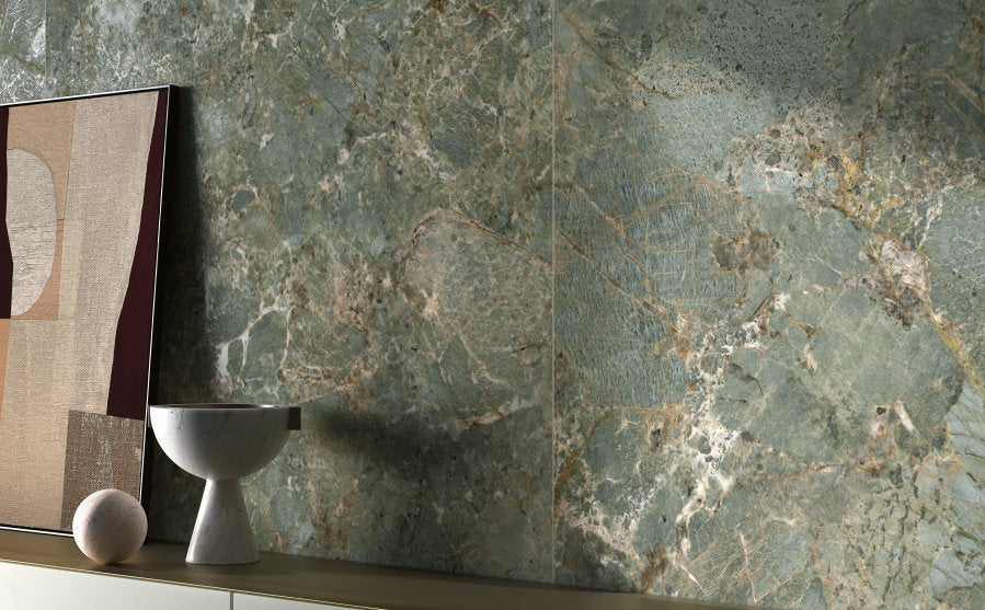 Collection Premiere Marble Look ceramic tiles available in 3 sizes, 4 colors and 2 finish.