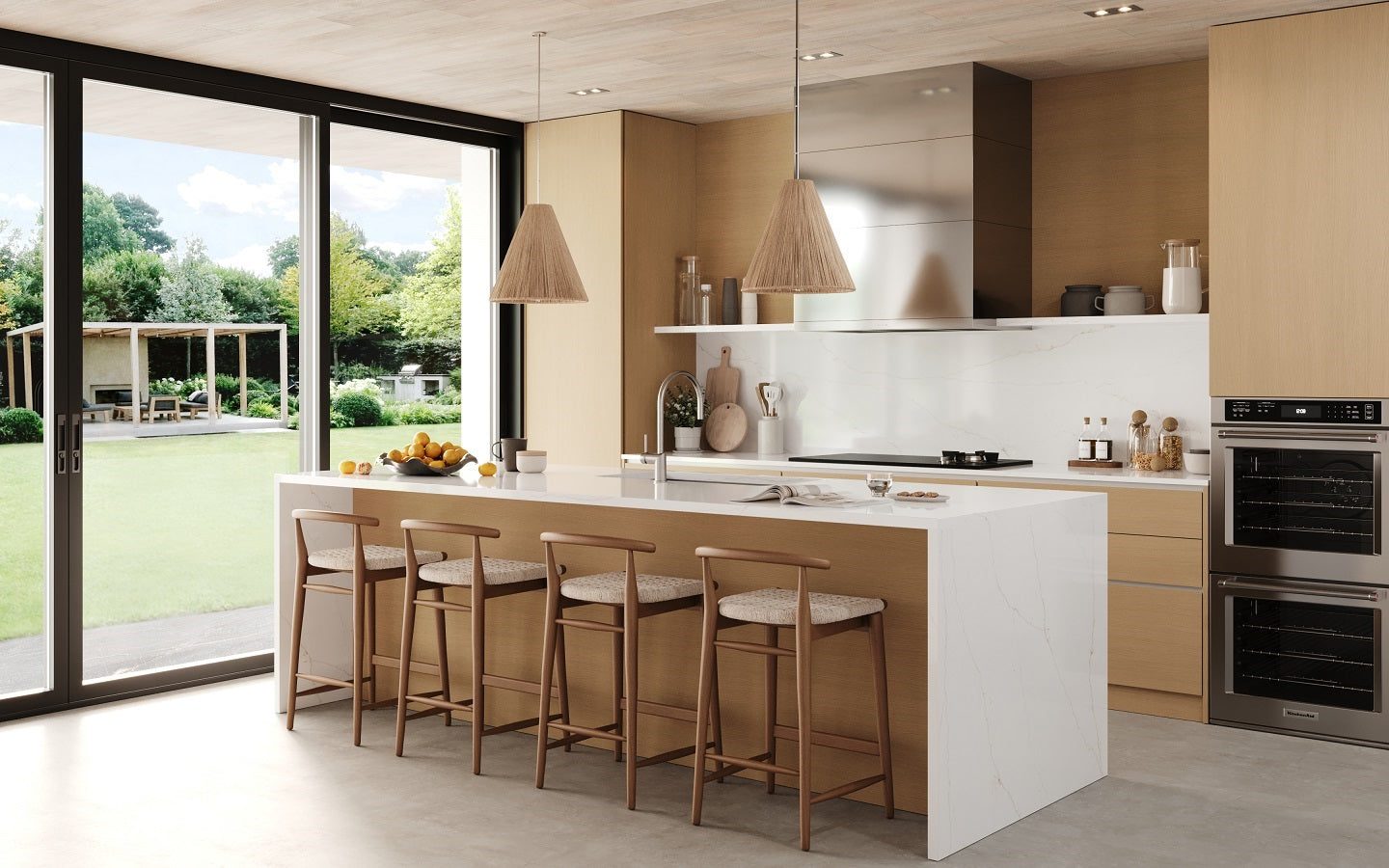 Comptoir Quartz 2cm - 3cm LXHA Cantata PC 63X130 po