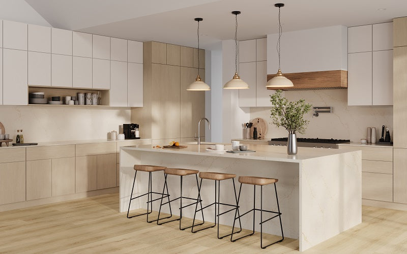 Comptoir Quartz 2cm - 3cm LXHA Dorato PC 63X130