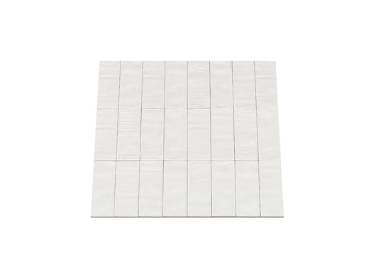 Tile Forme, Bianco, 3x8, Matt, 9,72 sf/box