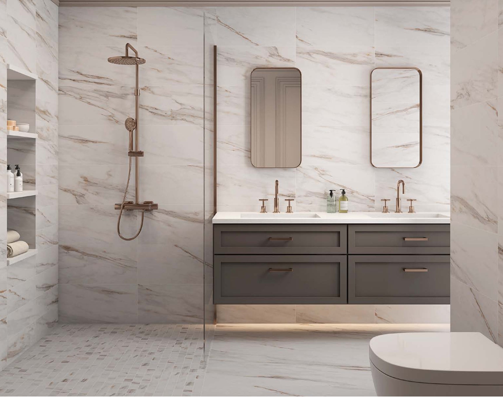 Ceramic Tile Calacata Gold Matte 12x24 in  20.34 SF Box