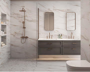 Carreau de céramique Calacata Gold mat 12 x 24 po, boîte de 20,34 pi²