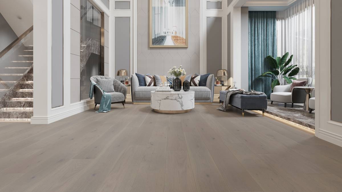 Engineered Hardwood Flooring American Oak 6 in Collection Fortino.