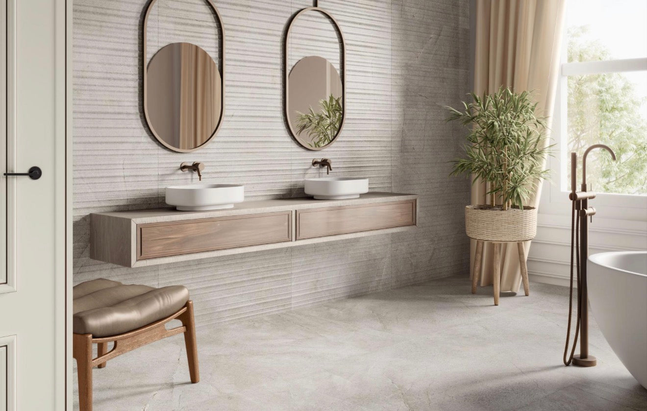 Ceramic Tile Kenzo Grey Matte 24x24 in 15.50 SF Box
