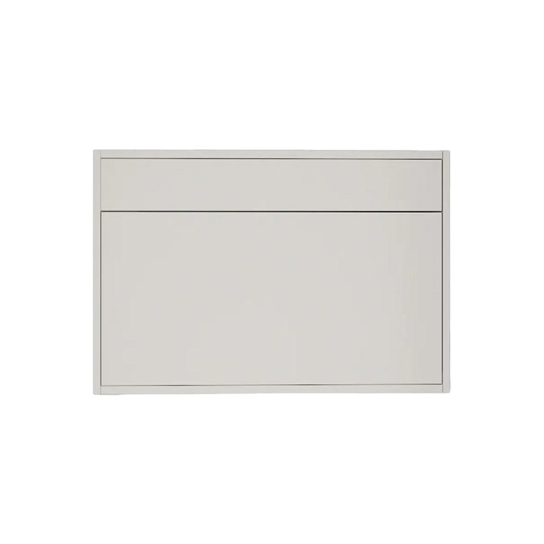 Glossy White Vanity 36 in. Suspended 1 Drawer with Countertop