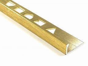 Metal Molding Trim 3/8 in Gold 8 feet