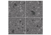 Ceramic Tile Style Terrazzo Fushan Stone Black 24x24 in 15.50 SF Box
