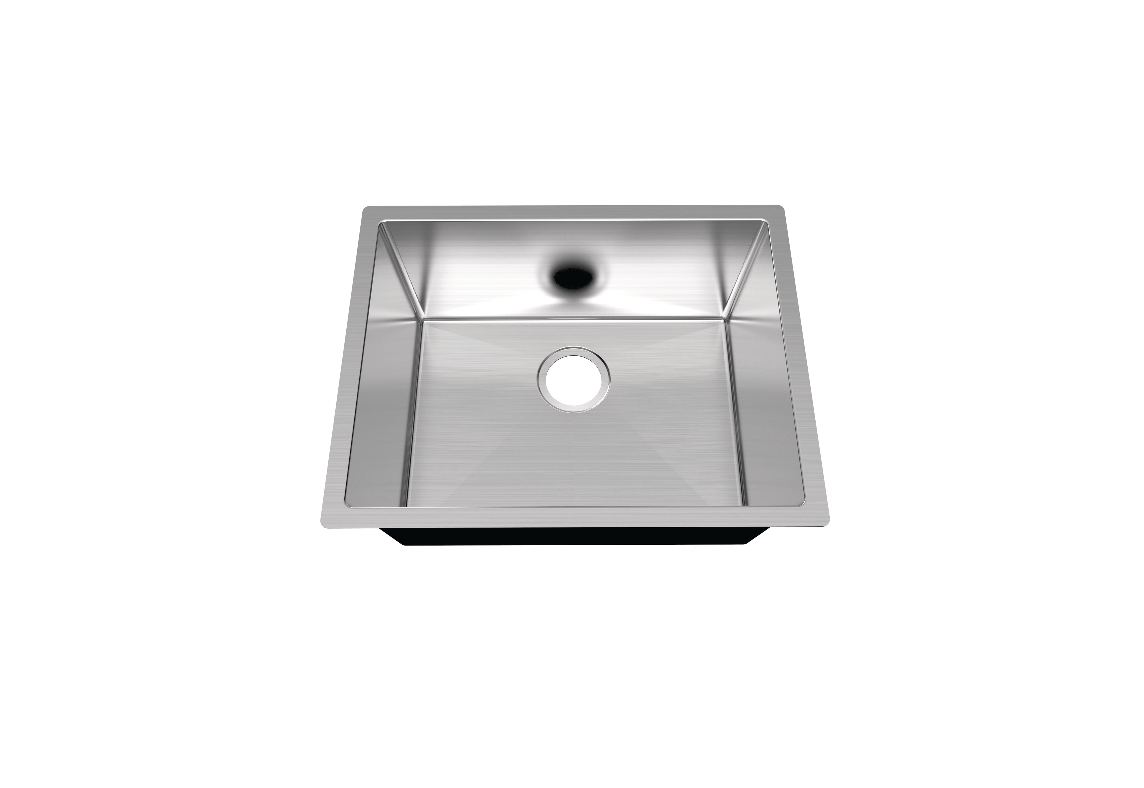 Stainless steel sink 23x18x10 in.  (584 x 457 x 254 mm)