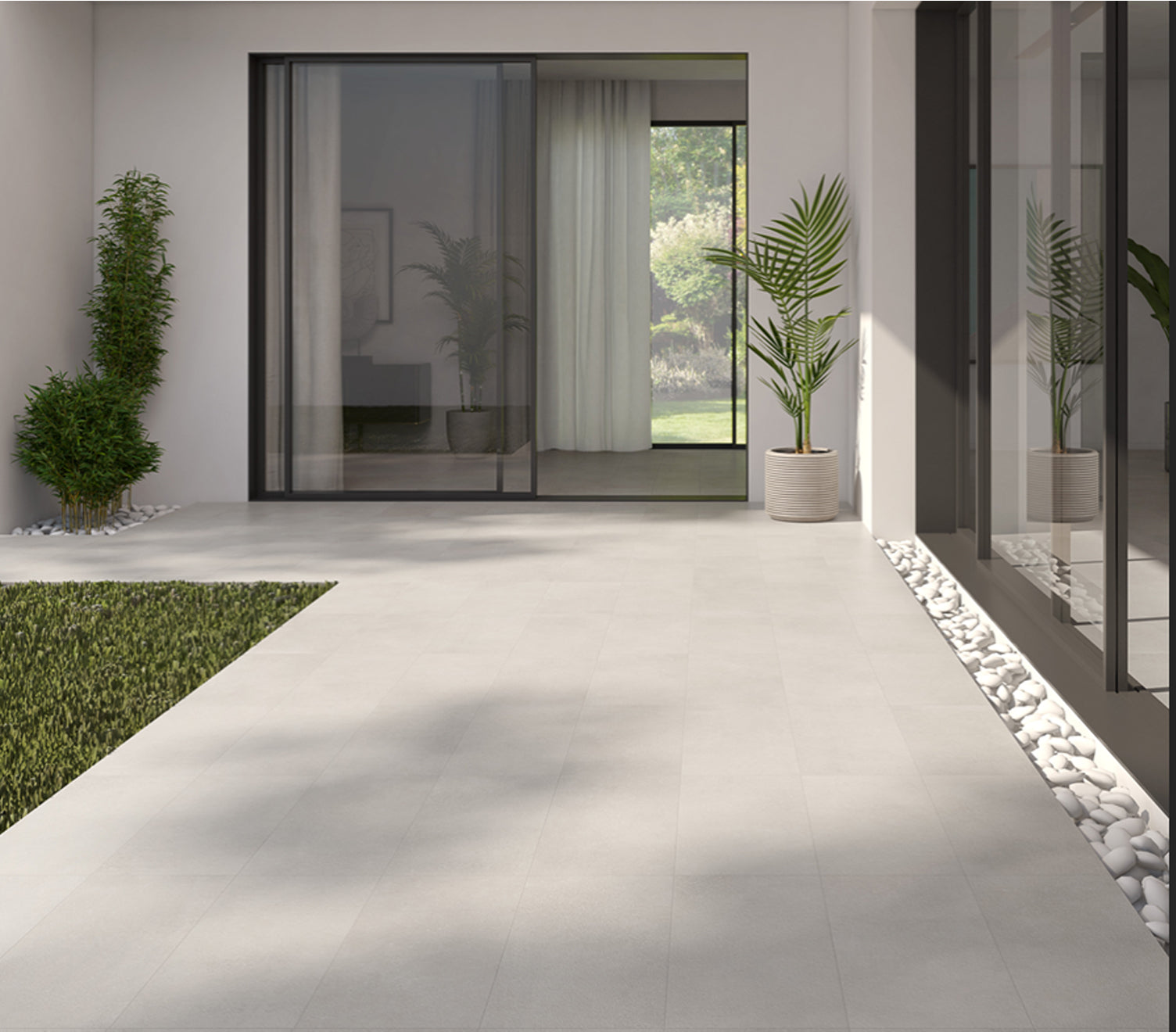 Ceramic Tile Pro Max Cement Glazed 24x24 in 23.25 SF Box