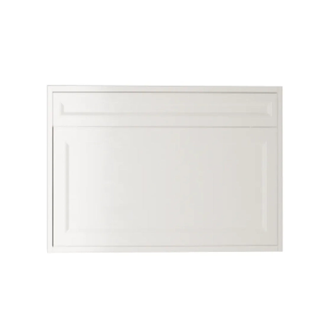 Shaker White Vanity 36 in. Suspended 1 Drawer with Countertop