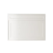 Shaker White Vanity 36 in. Suspended 1 Drawer with Countertop