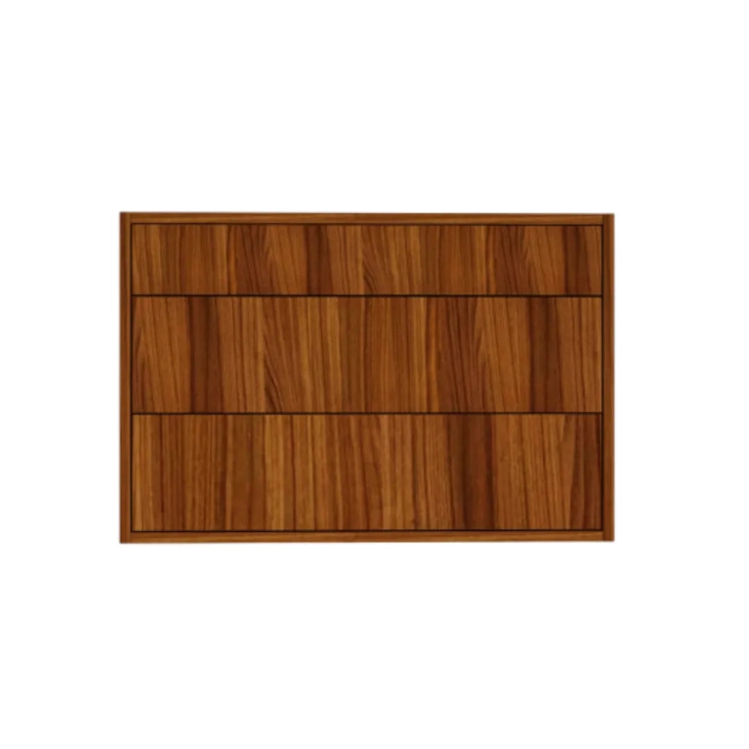 Hot Cinnamon Vanity 36 in. Suspended 2 Drawers with Countertop