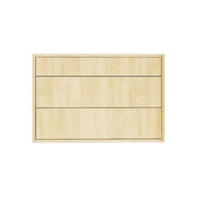 Natural Beauty Vanity 36 in. Suspended 2 Drawers with Countertop