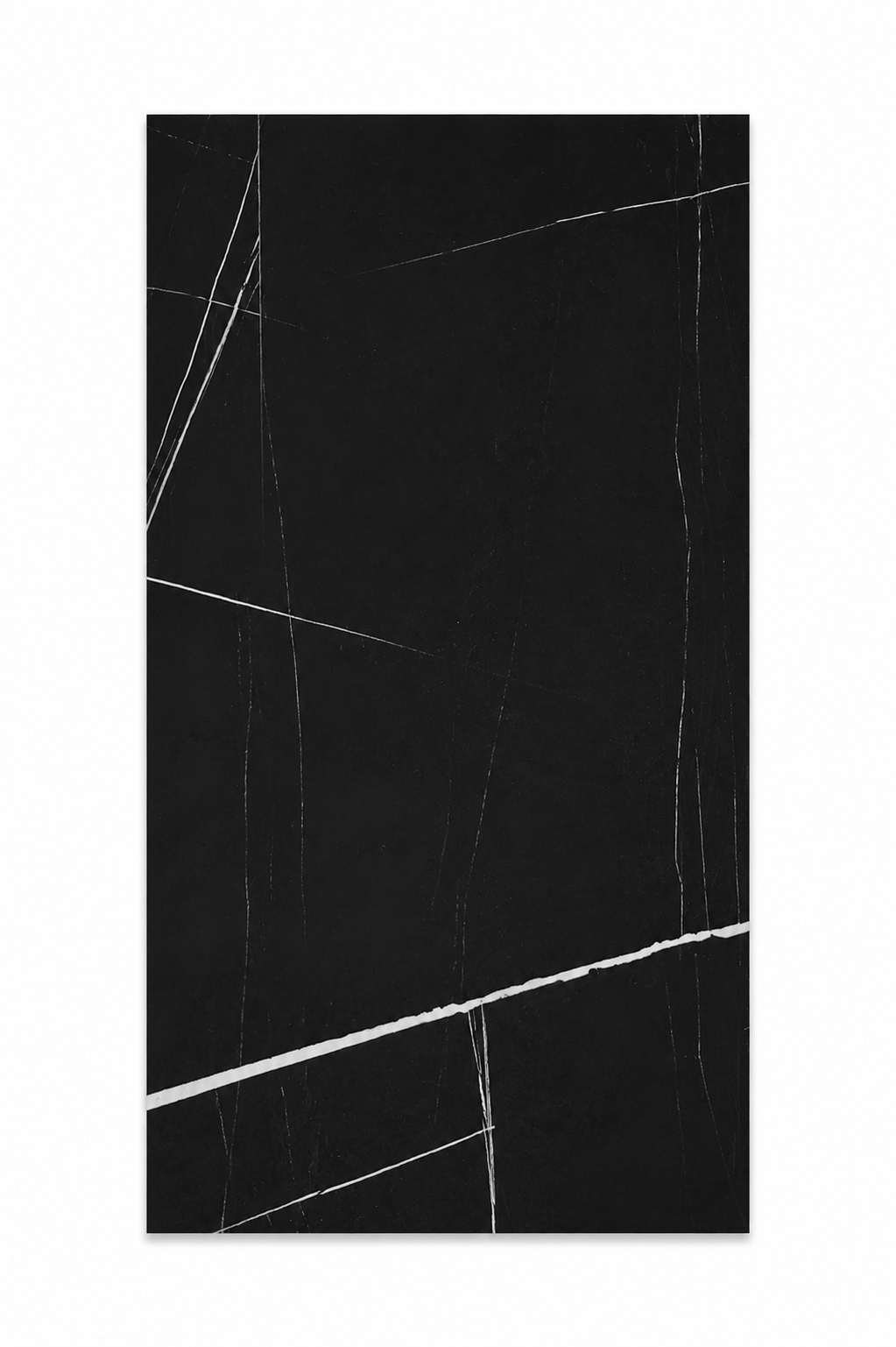 Ceramic Tile San Marino Black Polished 12x24 in 16.00 SF Box