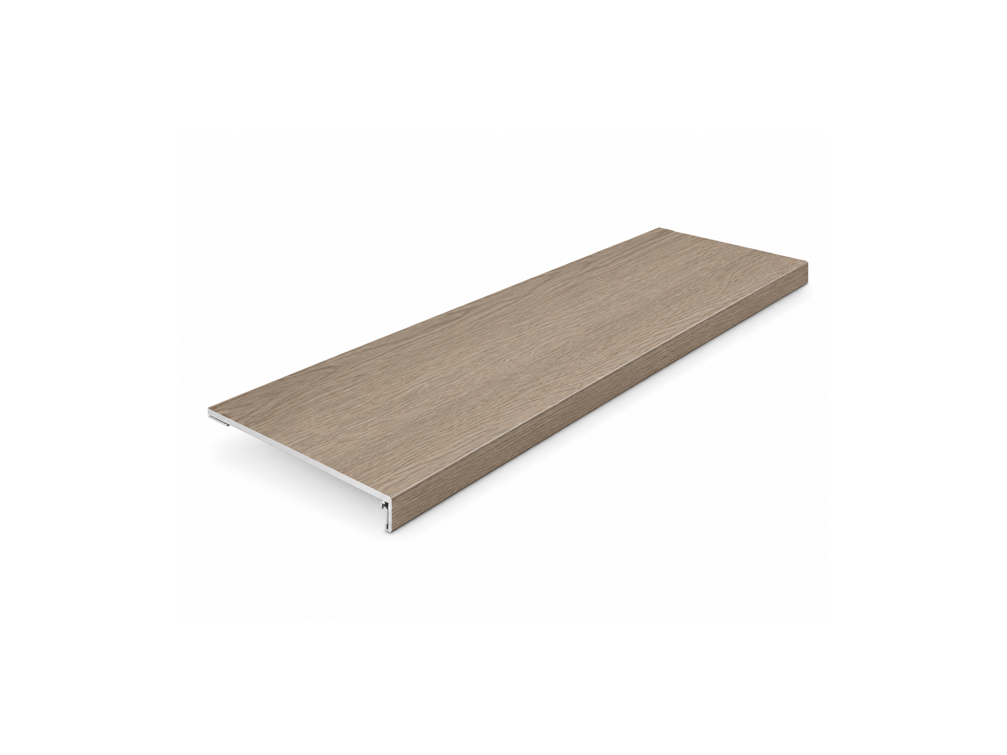 SPC Vinyl Stair Tread Taupe