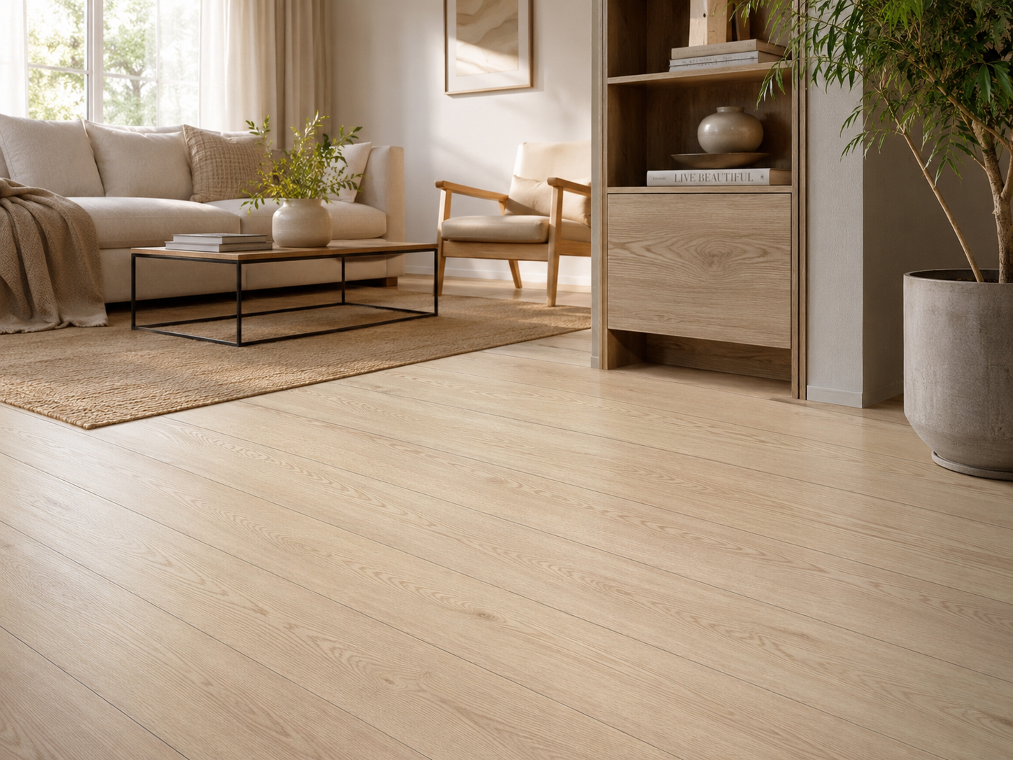Plancher de vinyle de luxe SPC étanche Yukon 7 po 20,82 pi² par boîte