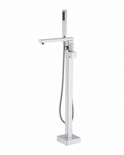Robinet de Bain Autoportant Chrome Carré