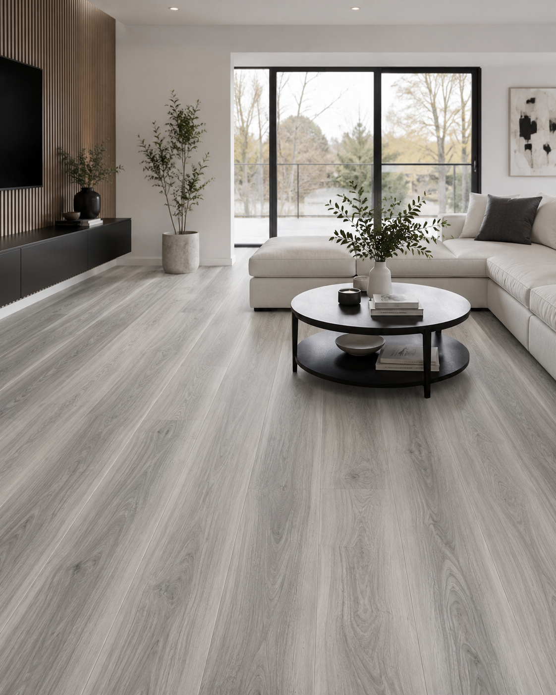 Vinyl Flooring 7mm Grey Membrane Included