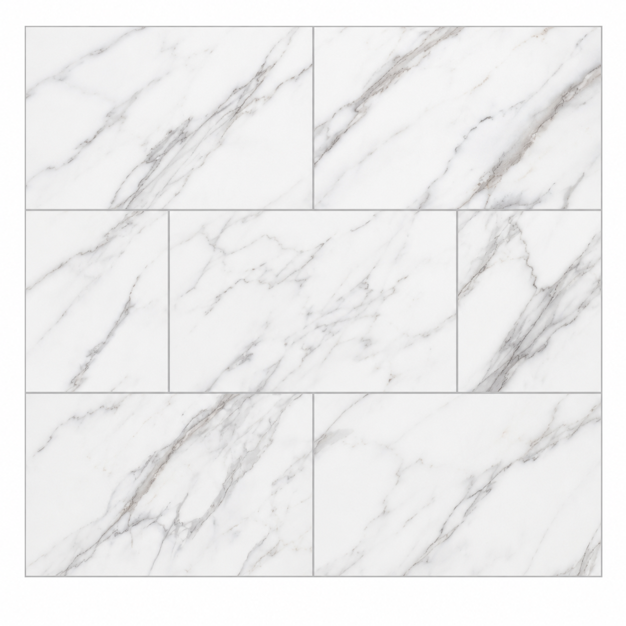 Vinyl SPC Ceramic look Flooring 12x24 in