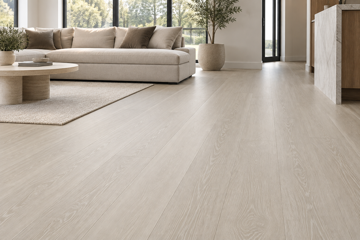 Vinyl Flooring 8mm  Membrane Vanilla 18.24SF Box.