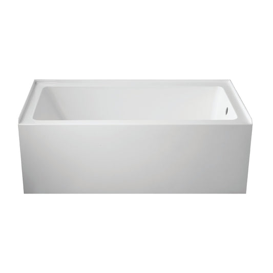 Alcove Bath Right Drain 54x32x22 in 3 Wall