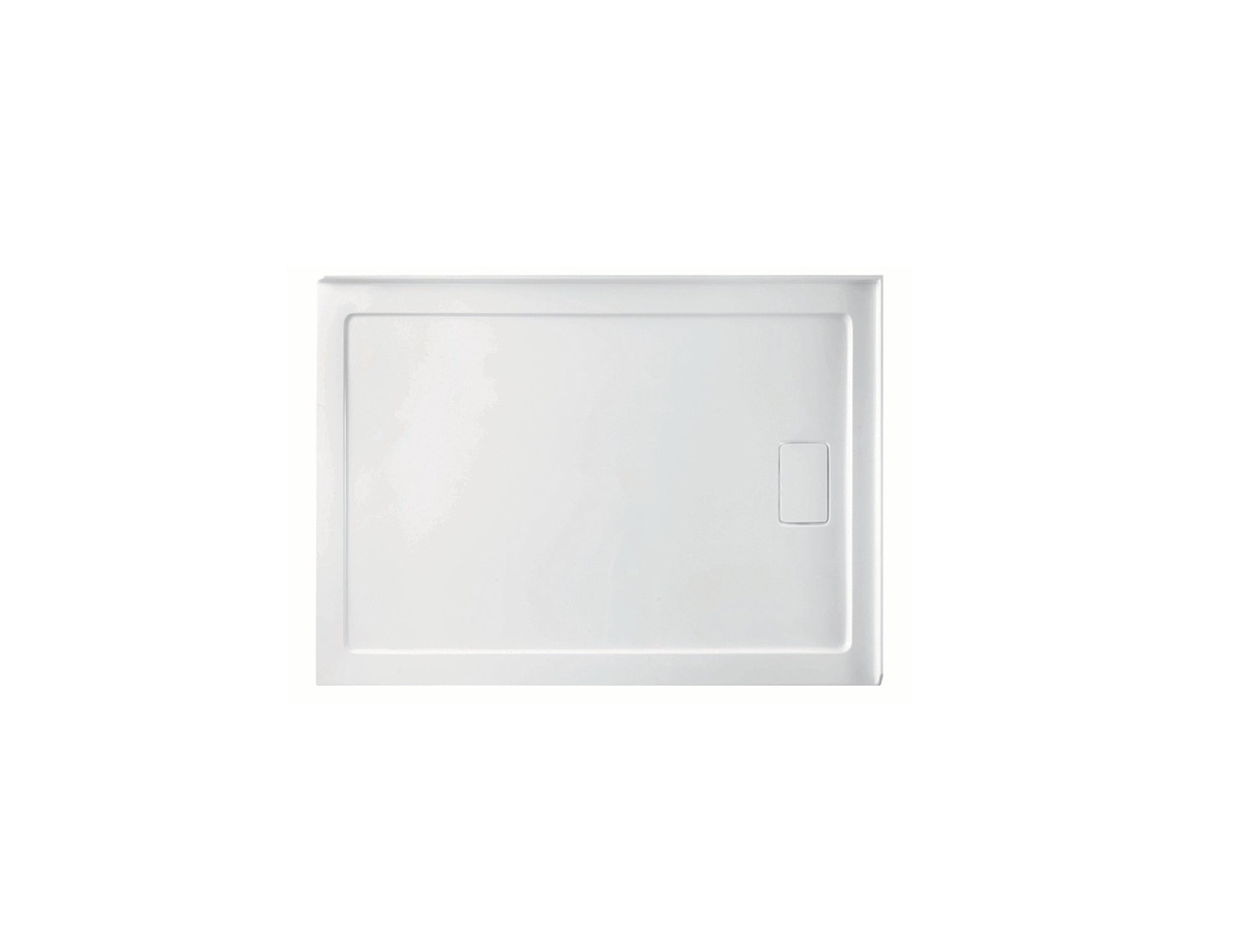 Shower Base Rectangle Right Drain 48x32x3 in