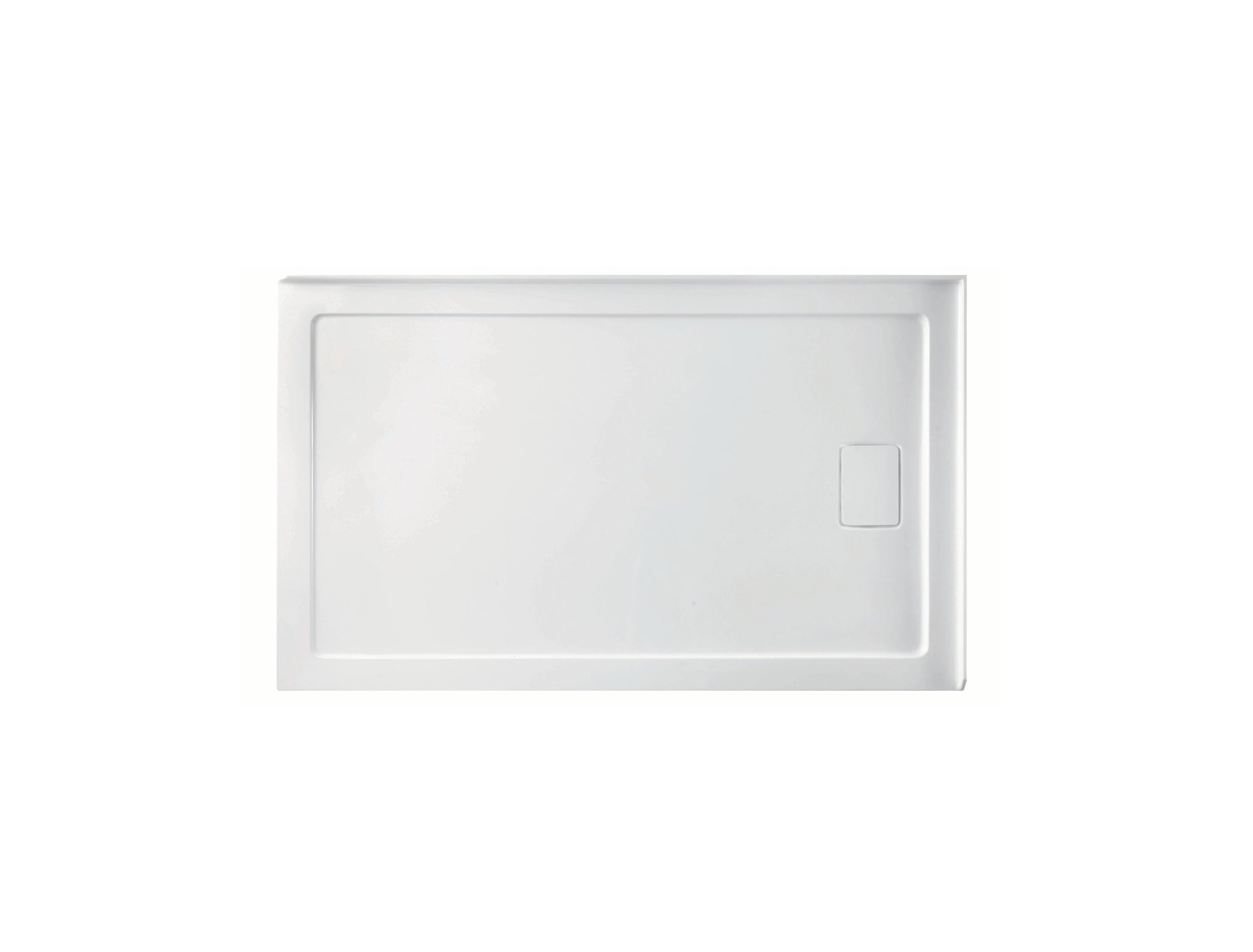 Shower Base Rectangle Right Drain 60x32x3 in