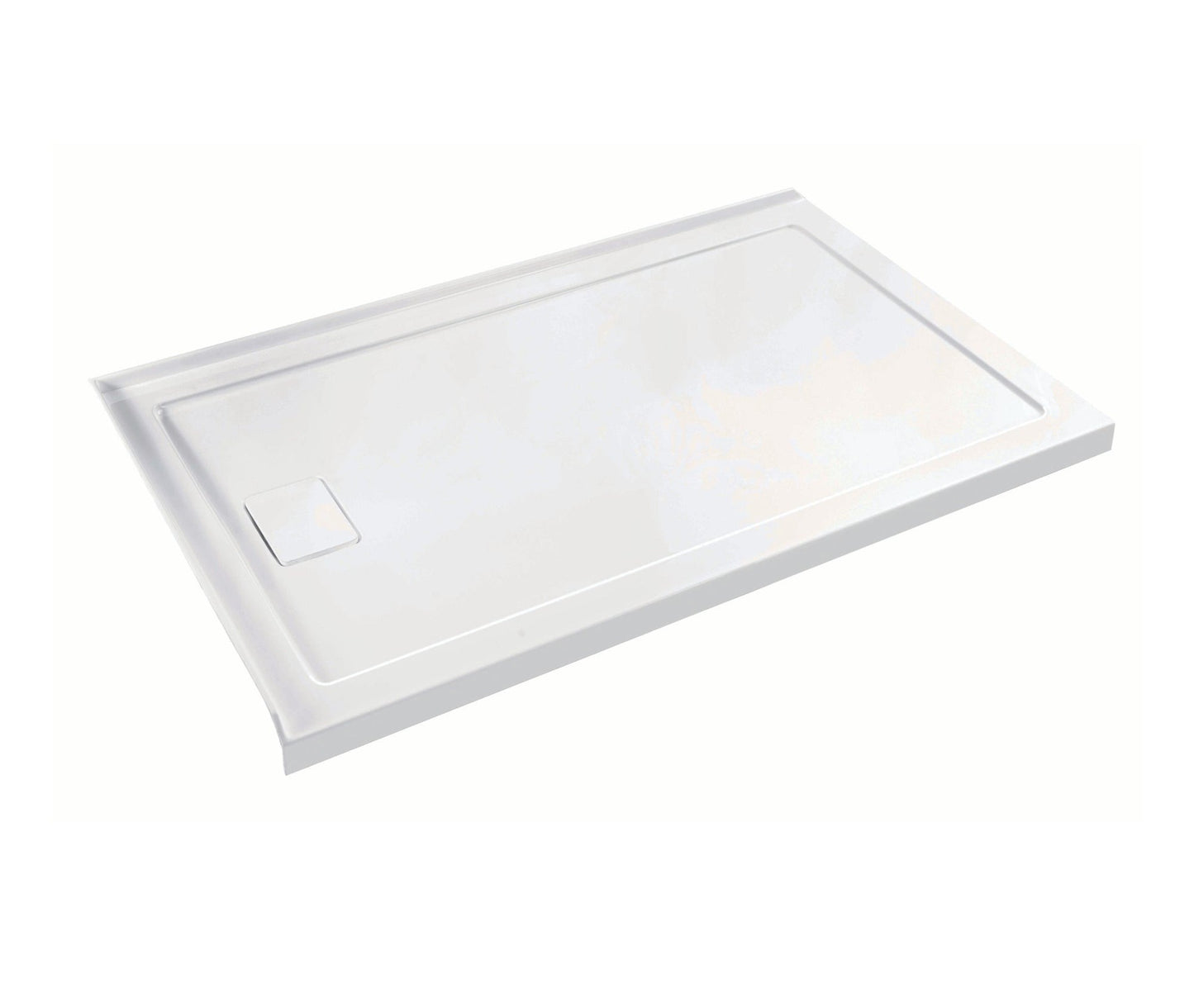 Shower Base Rectangle Left Drain 60x32x3 in