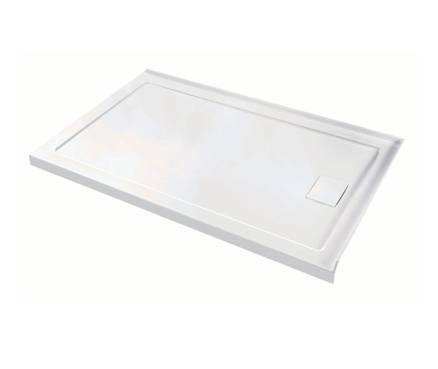 Shower base Rectangle Right Drain 60x32x3 in