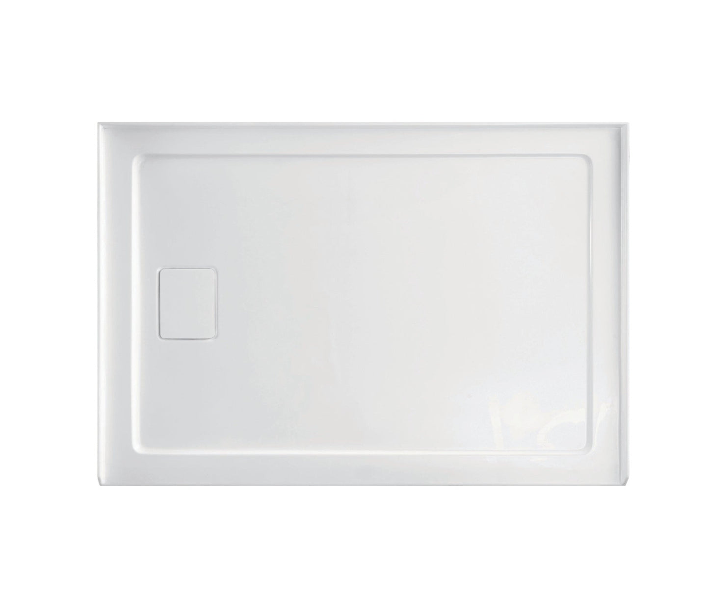 Shower Base Rectangle Left Drain 60x32x3 in