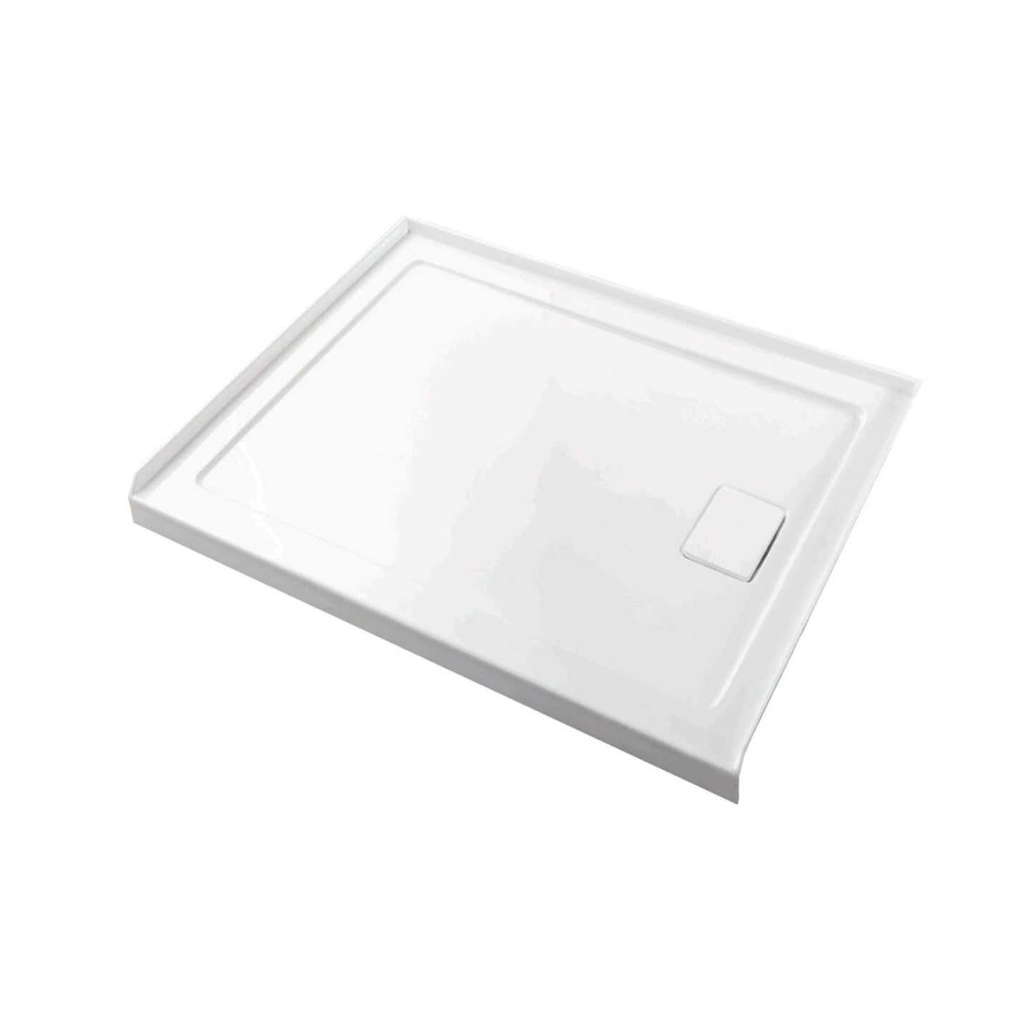 Shower base Rectangle Right Drain 48x36x3 in