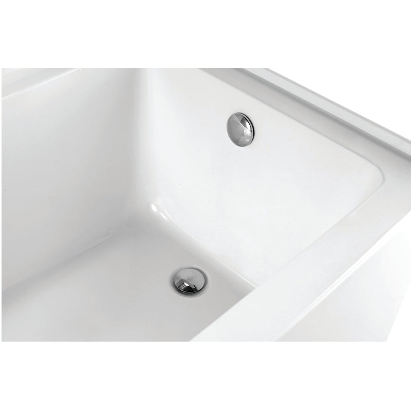 Alcove Bath Right Drain 54x32x22 in 3 Wall