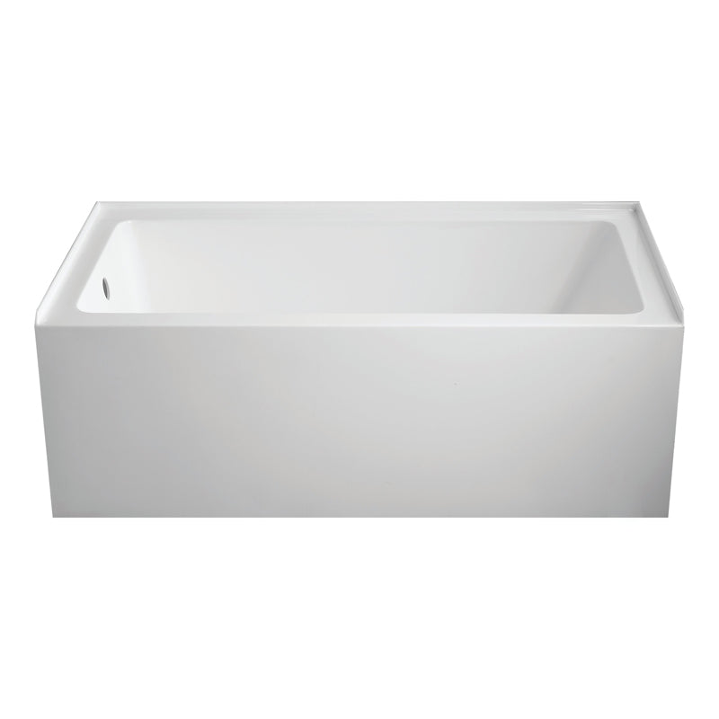 Alcove Bath Left Drain 54x32x22 in 3 Wall