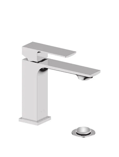 Kalissa single hole lavatory faucet chrome with drain (overflow)