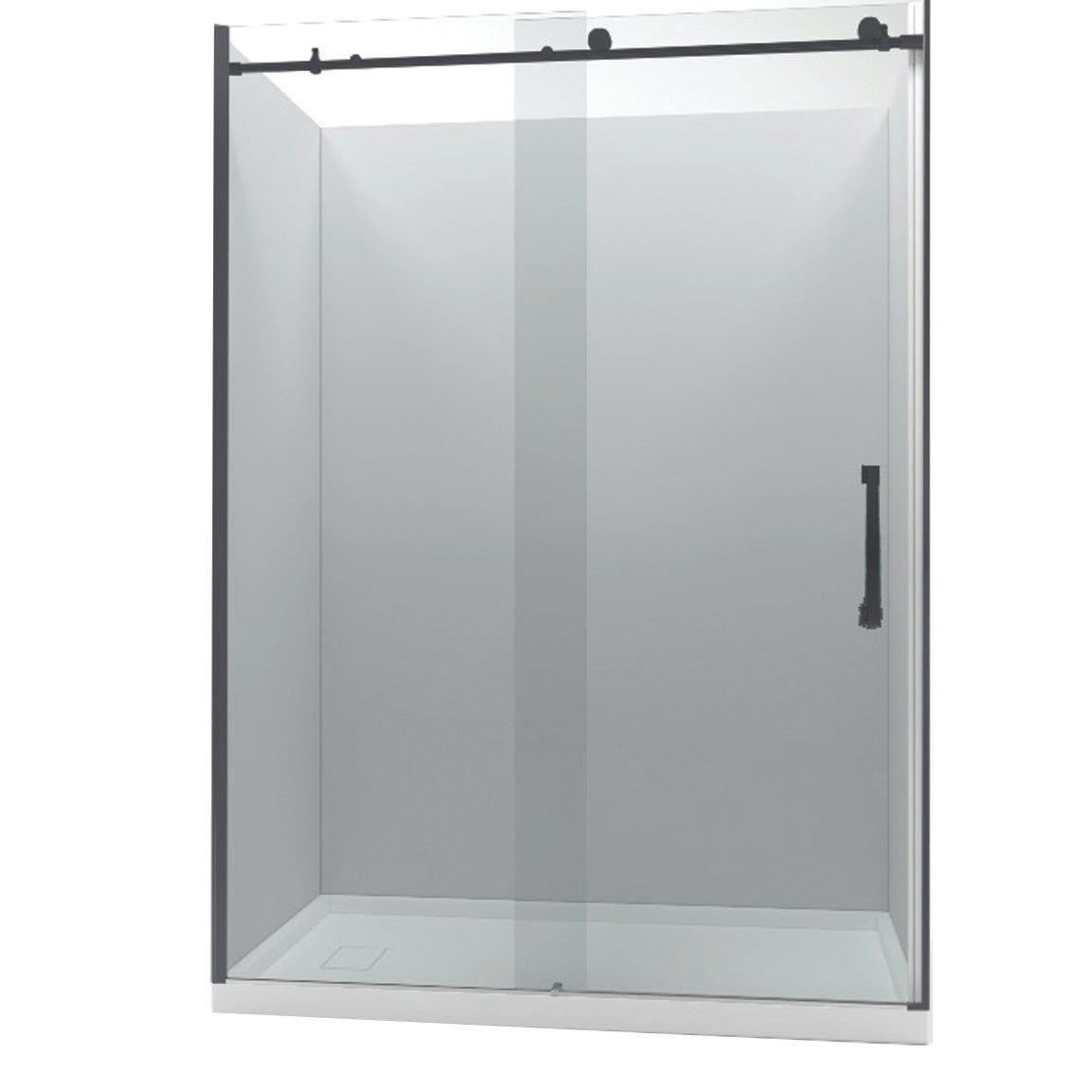 Shower Sliding Door W60 x H78 in. Round Tube - LBS7812-60.